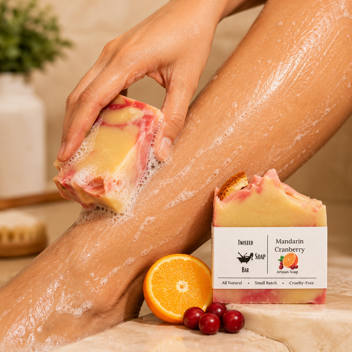 Mandarin & Cranberry Soap