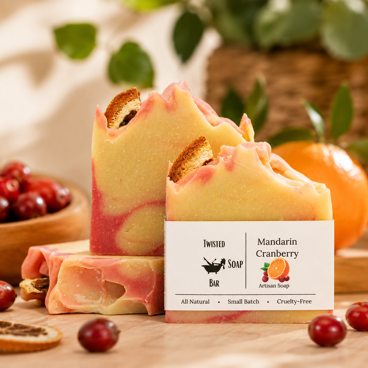 Mandarin & Cranberry Soap