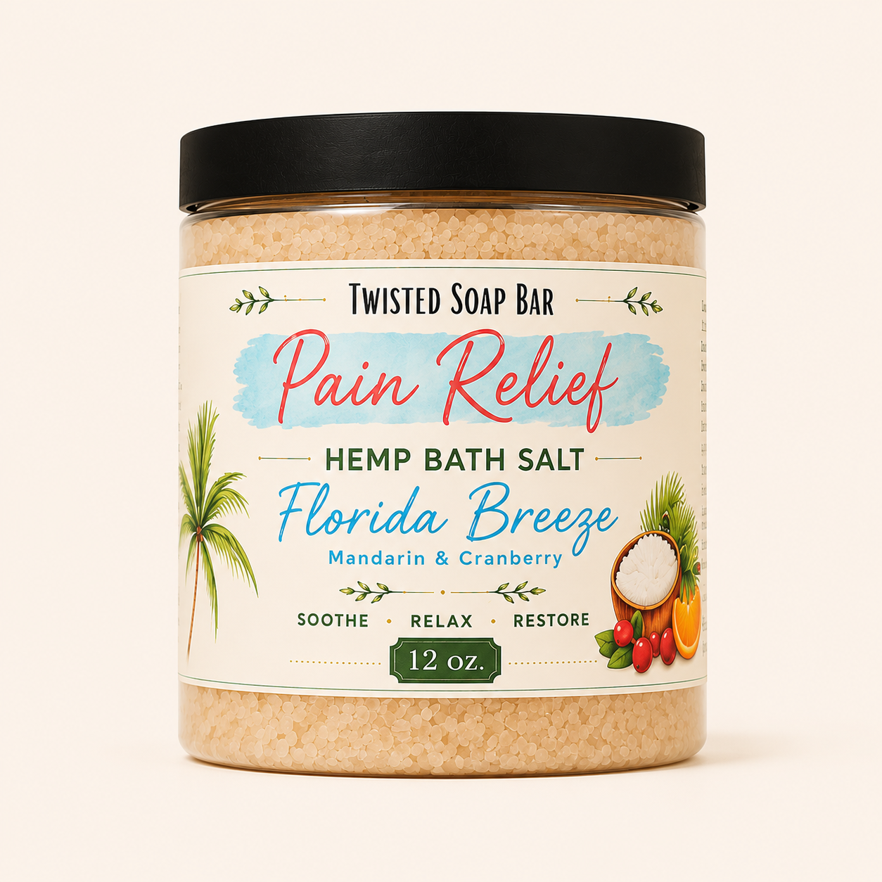 Sal de baño analgésica