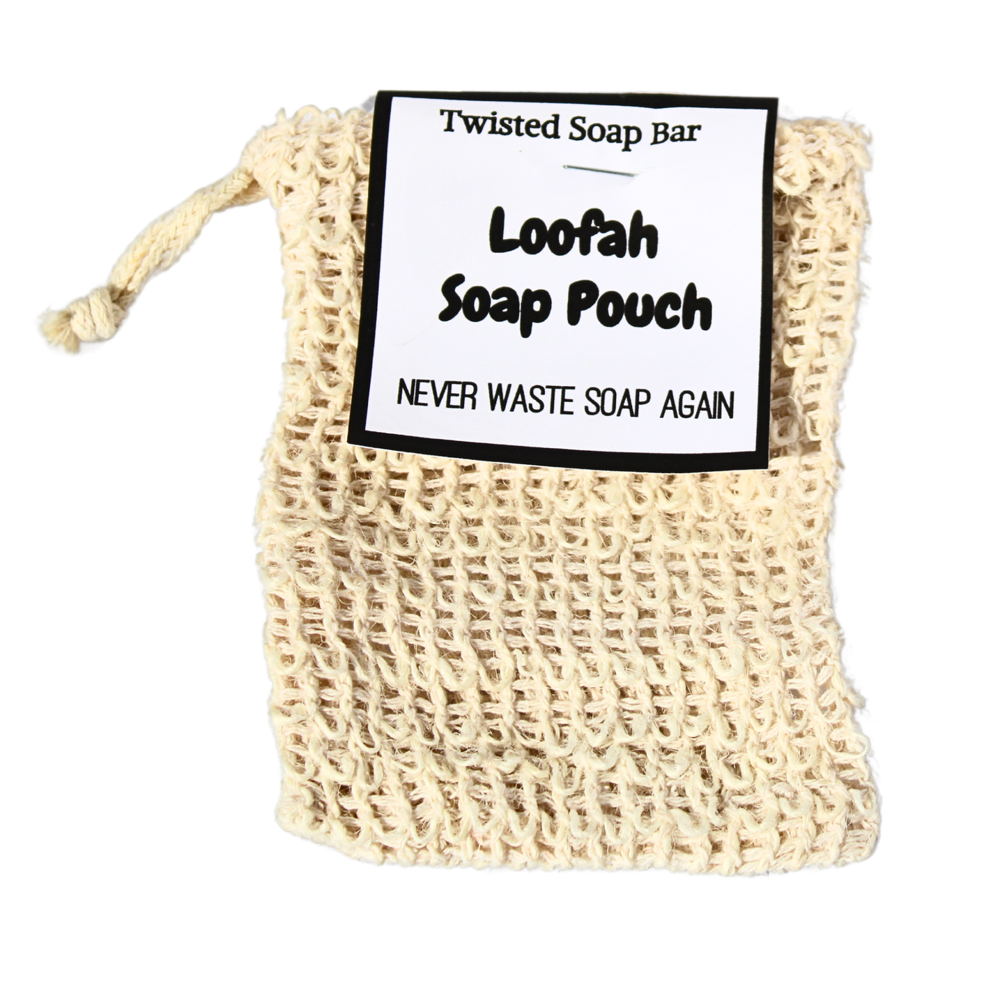 Pochette à savon luffa