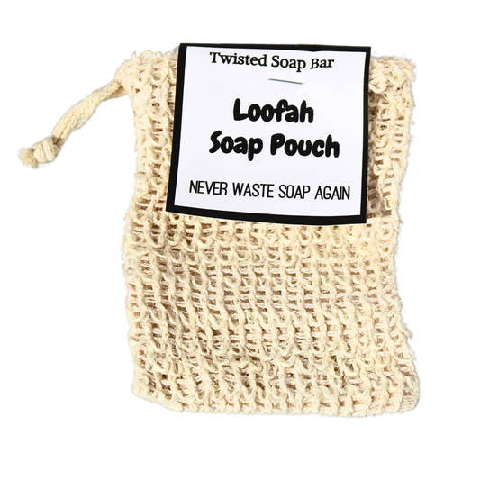 Pochette à savon luffa